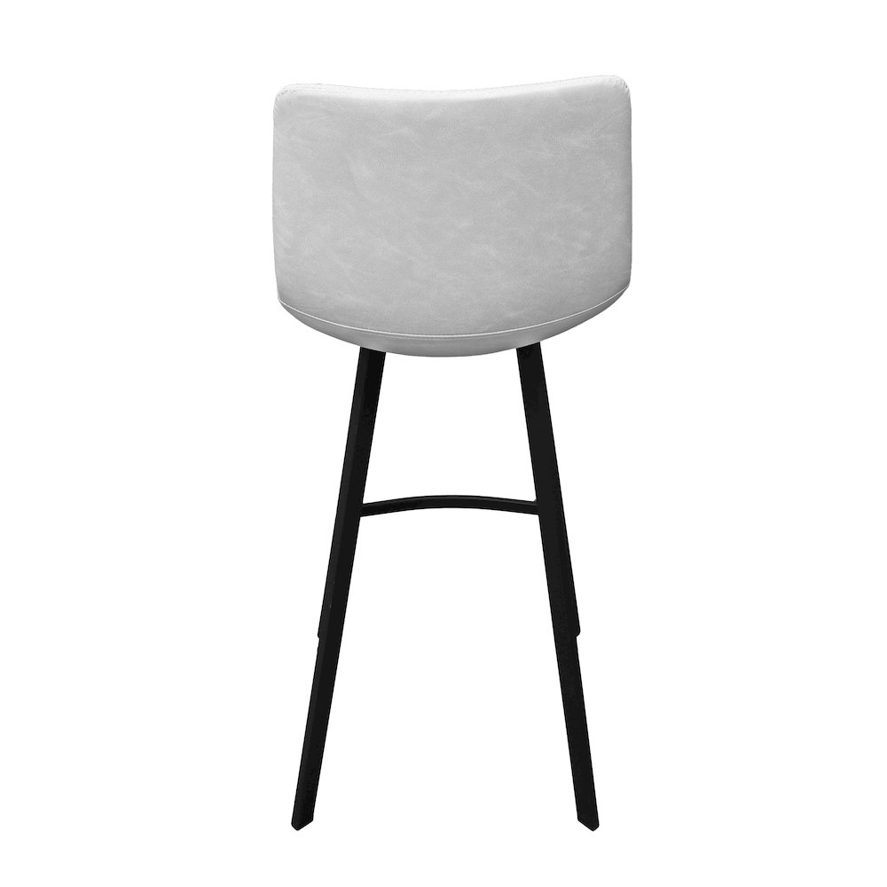 Elland Modern Upholstered Leather Bar Stool. Picture 5