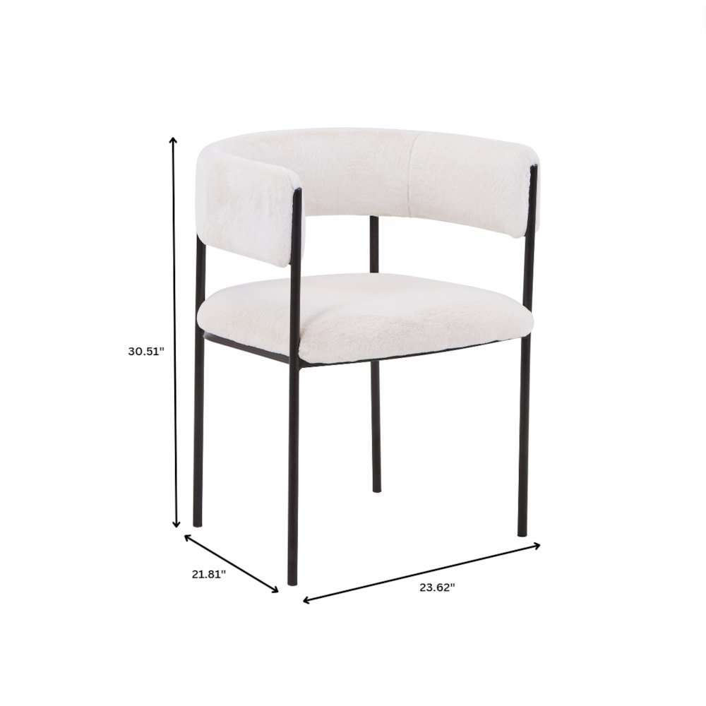 Gavin Series Modern Chair Black Frame in Light Brown Set of 4. Picture 16