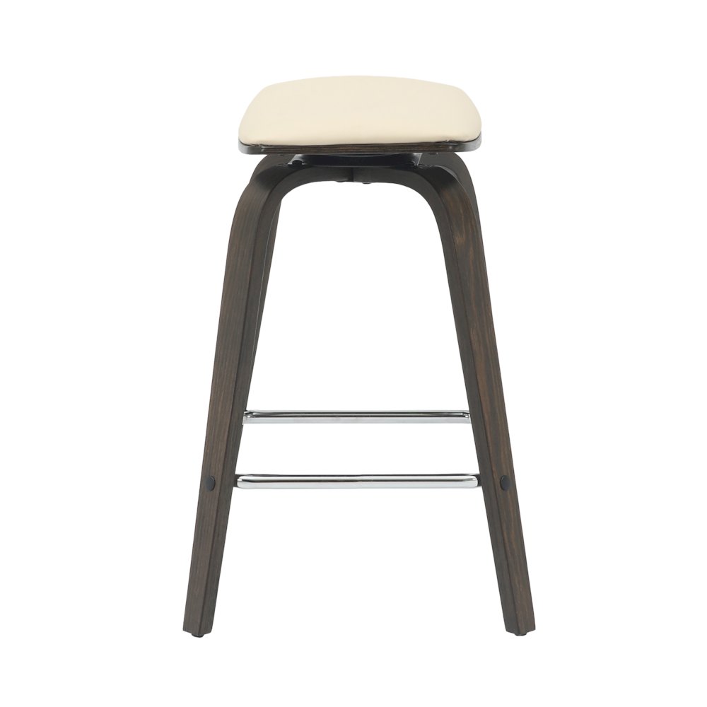 Wooden Counter Stool in Taupe. Picture 5