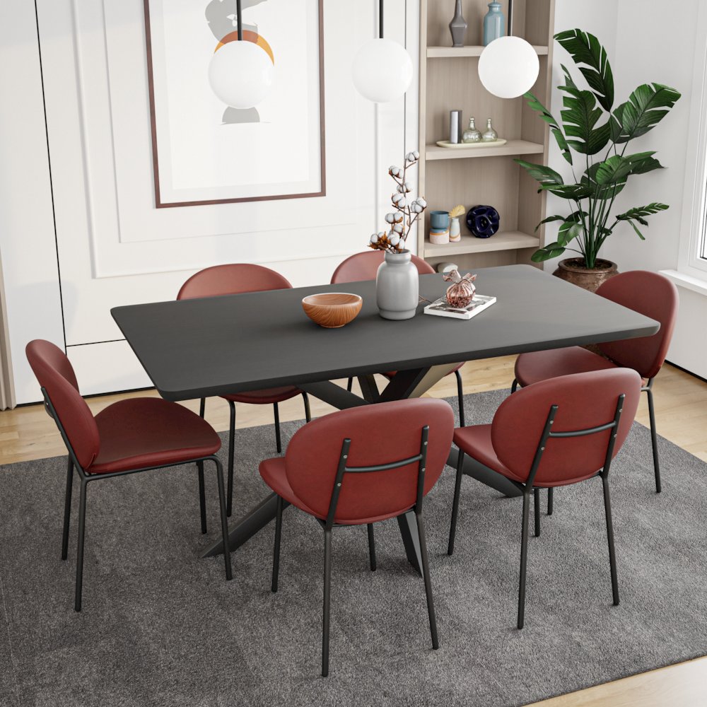 Servos Modern Dining Side Chair. Picture 10