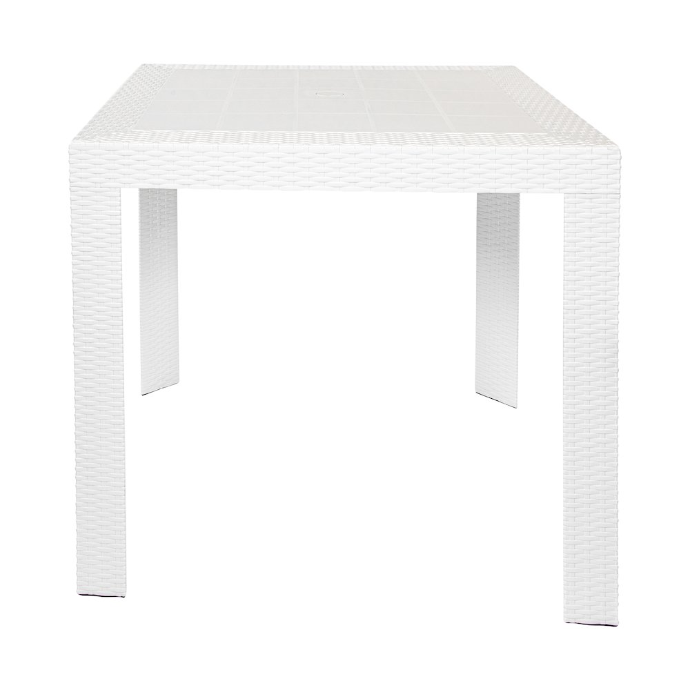 Mace Weave Design Outdoor Dining Table. Picture 3
