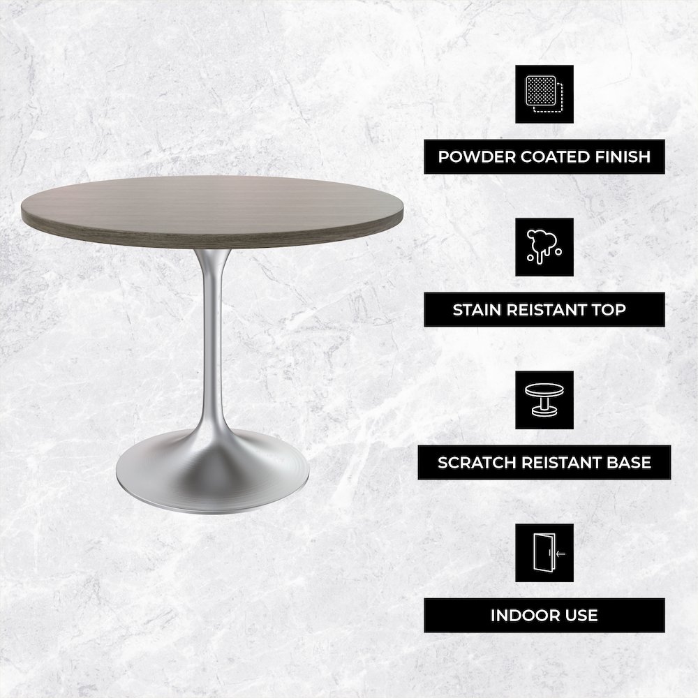 Verve Collection 36" Round Dining Table. Picture 1