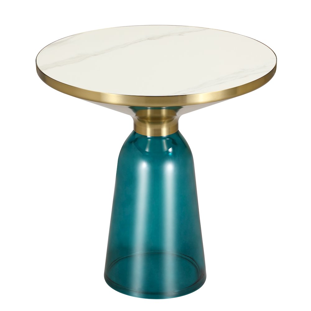 Tully Collection Glass side Table. Picture 2
