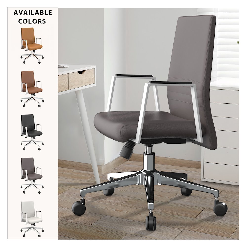 Aleen Office Chair in Grey. Picture 9