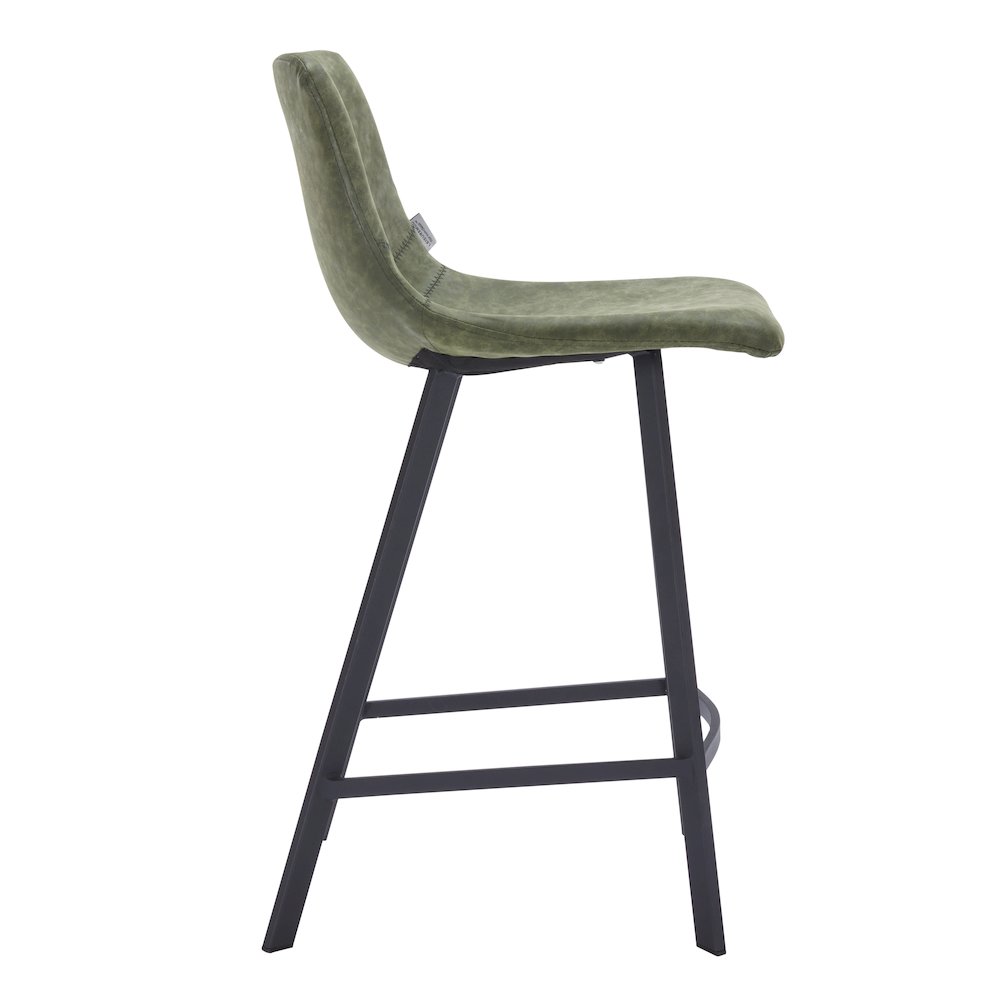 Elland - Counter stool - Olive Green. Picture 3