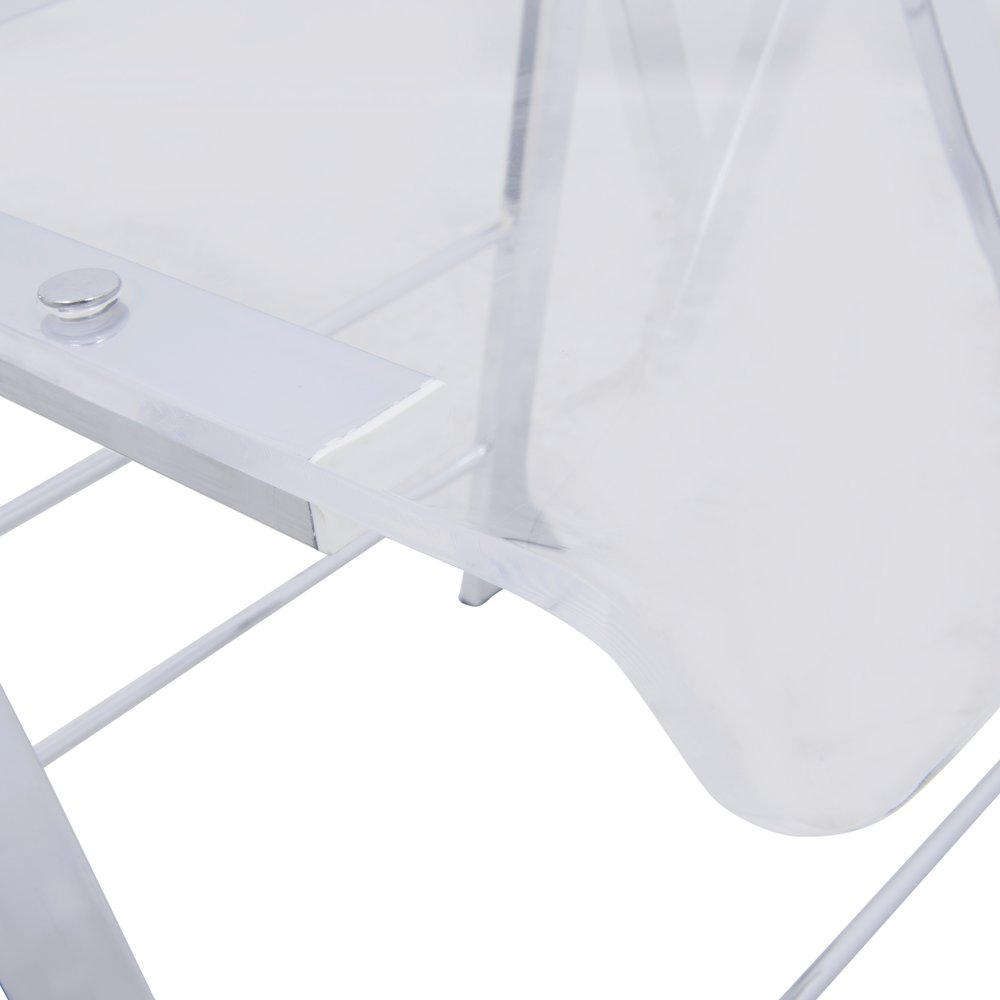 Menno Modern Acrylic Folding Chair. Picture 14