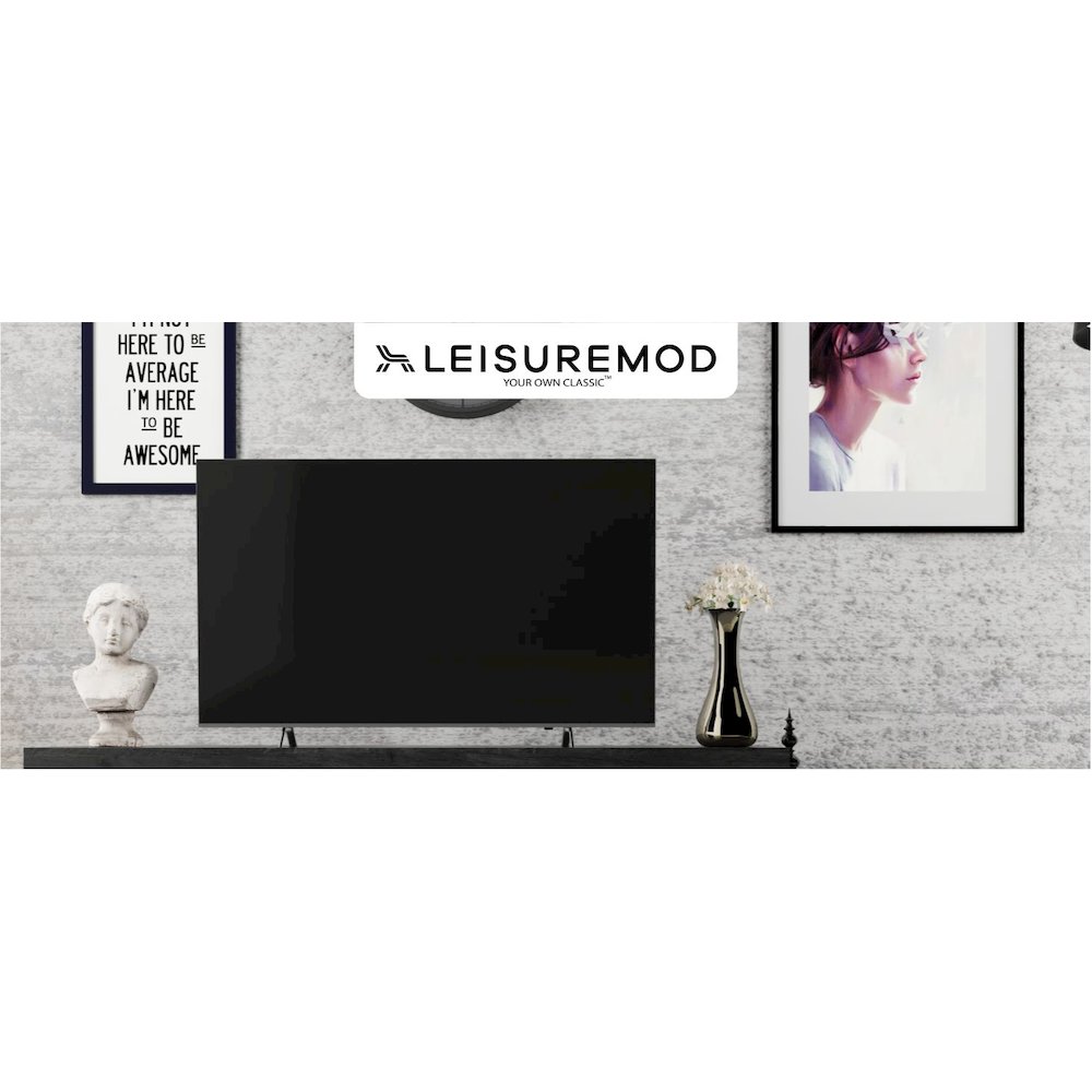 Orford Mid-Century Modern TV Stand in Phantom Grey. Picture 22