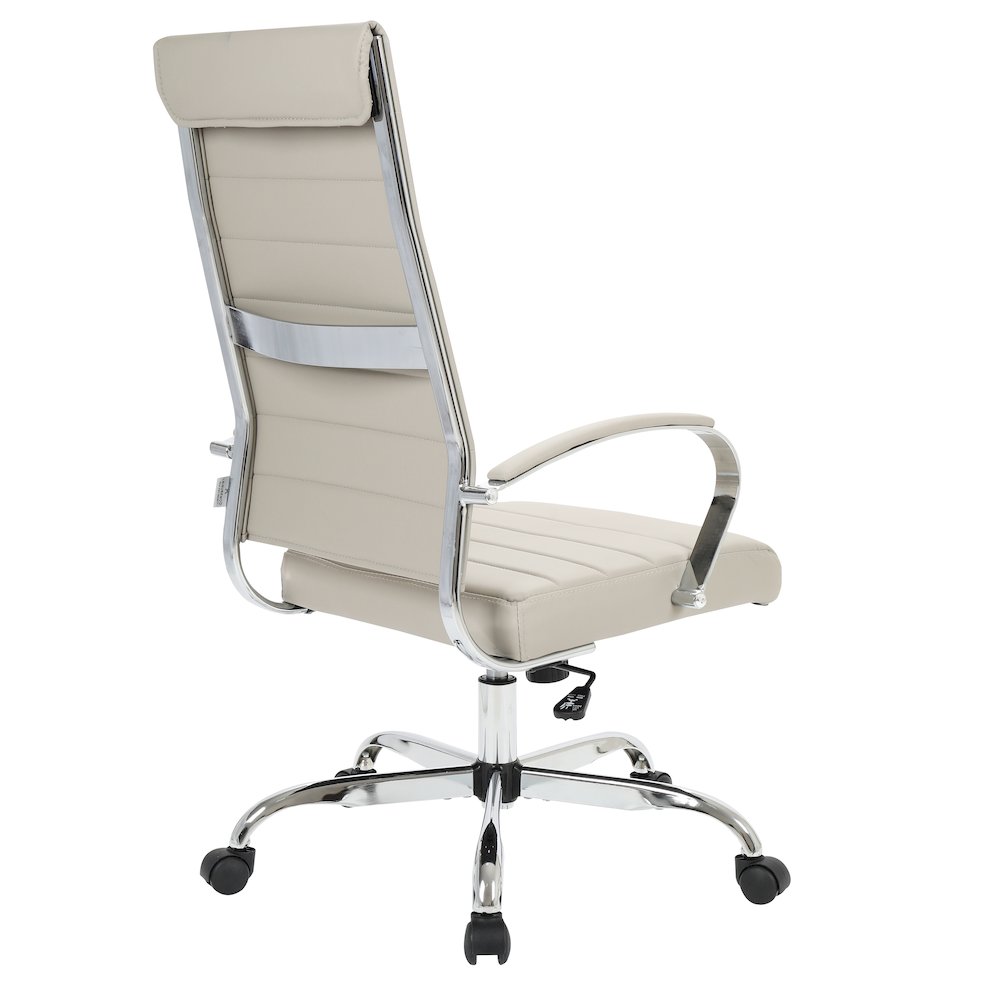 Benmar High-Back Leather Office Chair. Picture 13