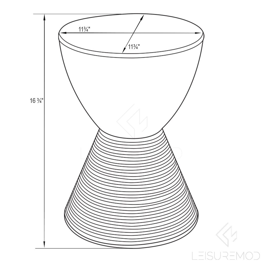 Modern Round  Boyd Side Table. Picture 10