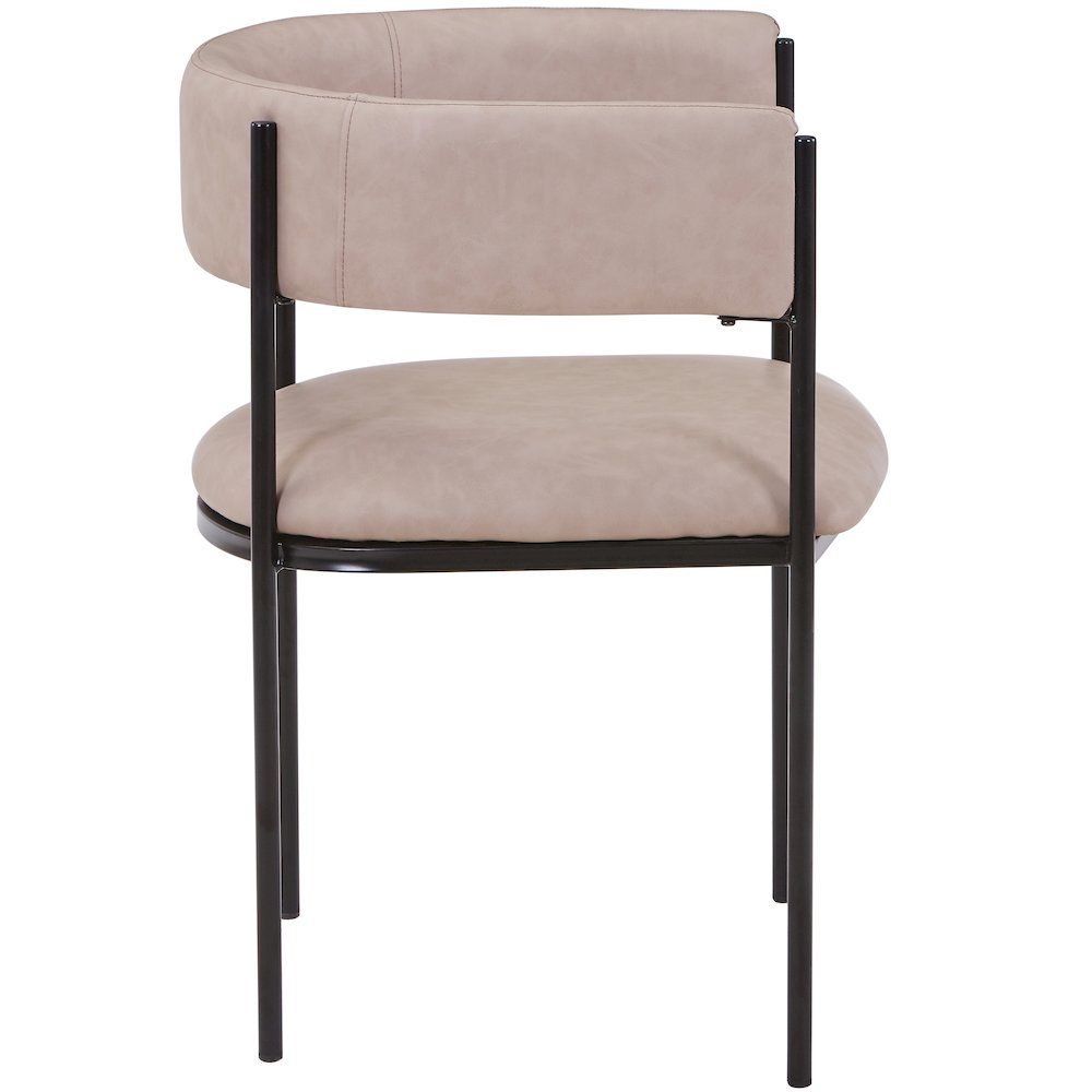 Cyril Collection Modern Chair in Taupe Set of 2. Picture 13