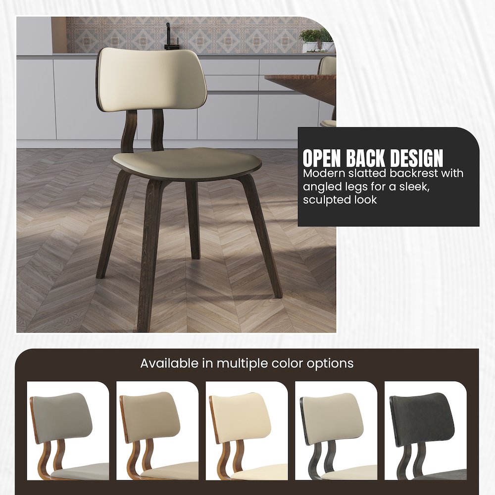 Modern Wooden Dining Chair. Picture 4