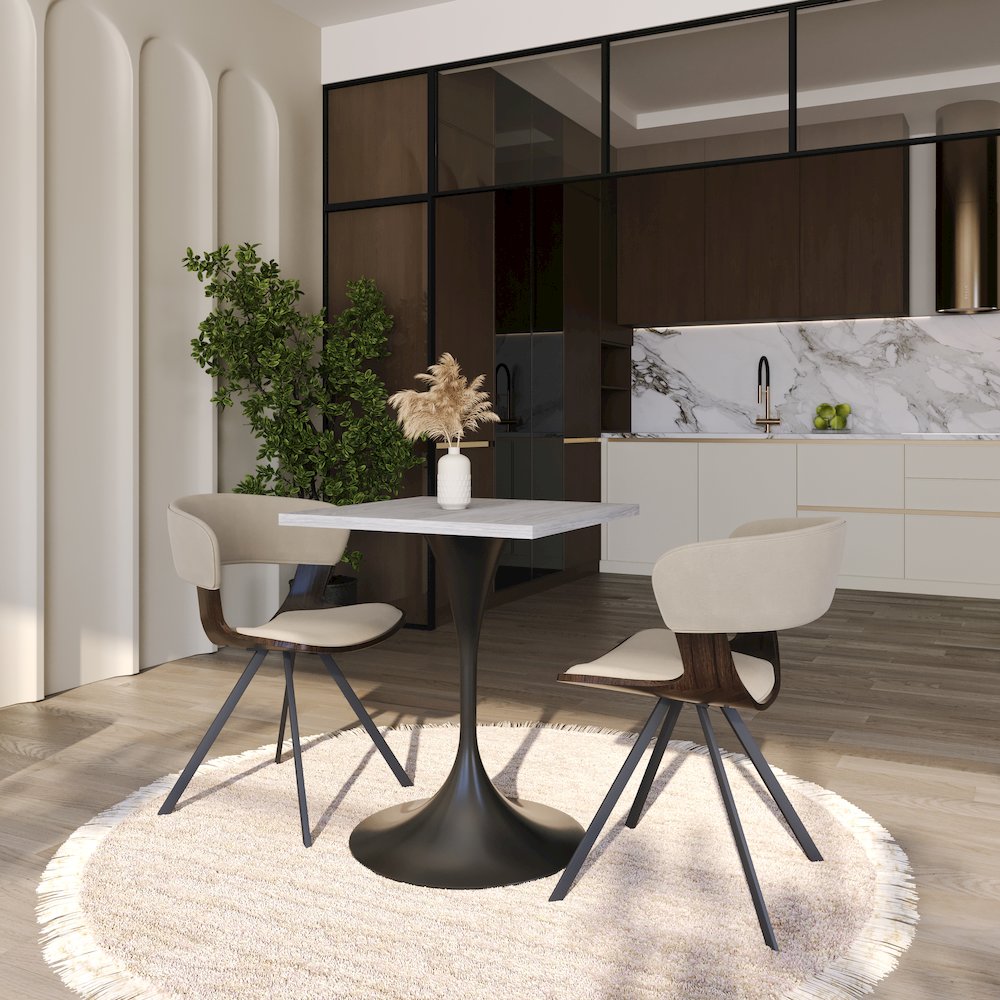 Verve Collection 24 Square Dining Table. Picture 9