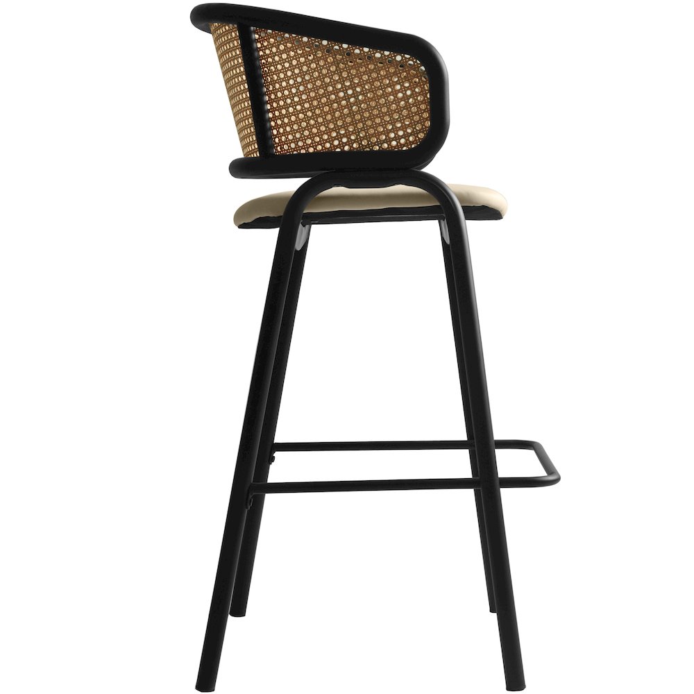 Ervilla Wicker Bar Stool Set of 2. Picture 7