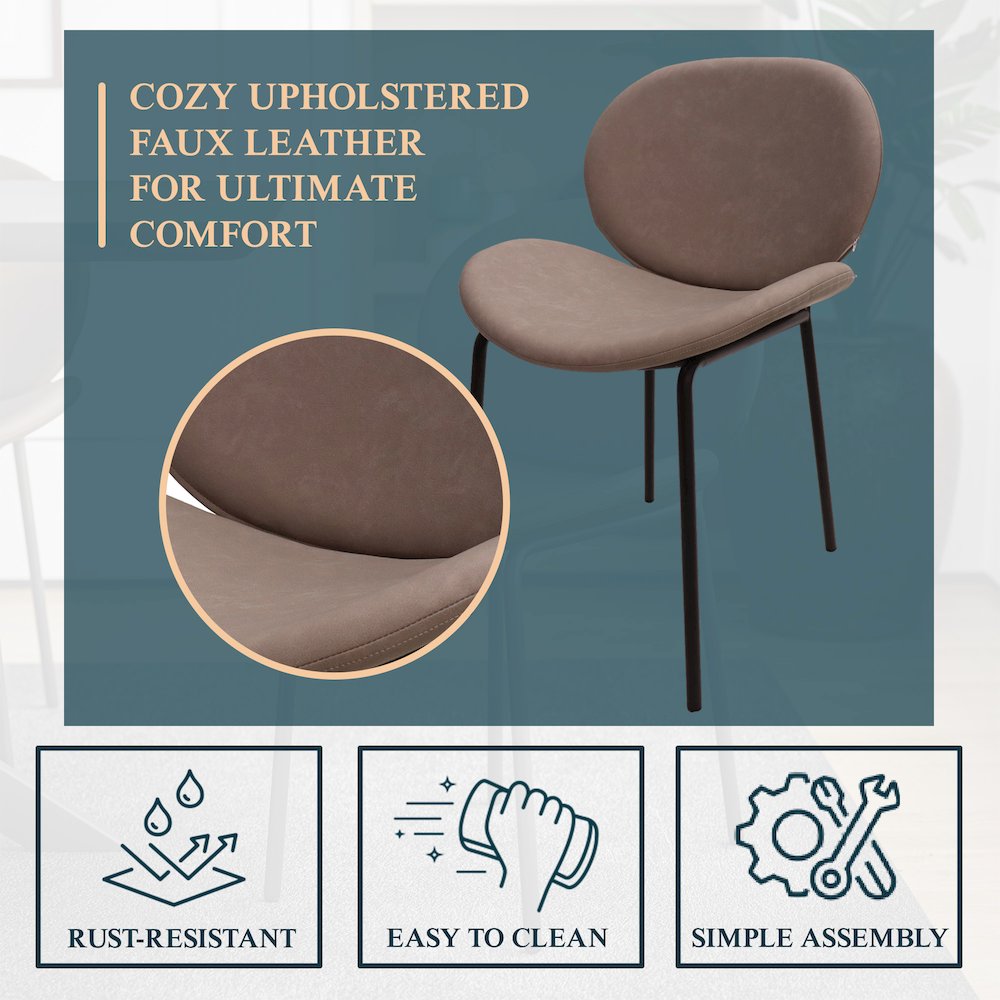 Servos Modern Dining Side Chair. Picture 16