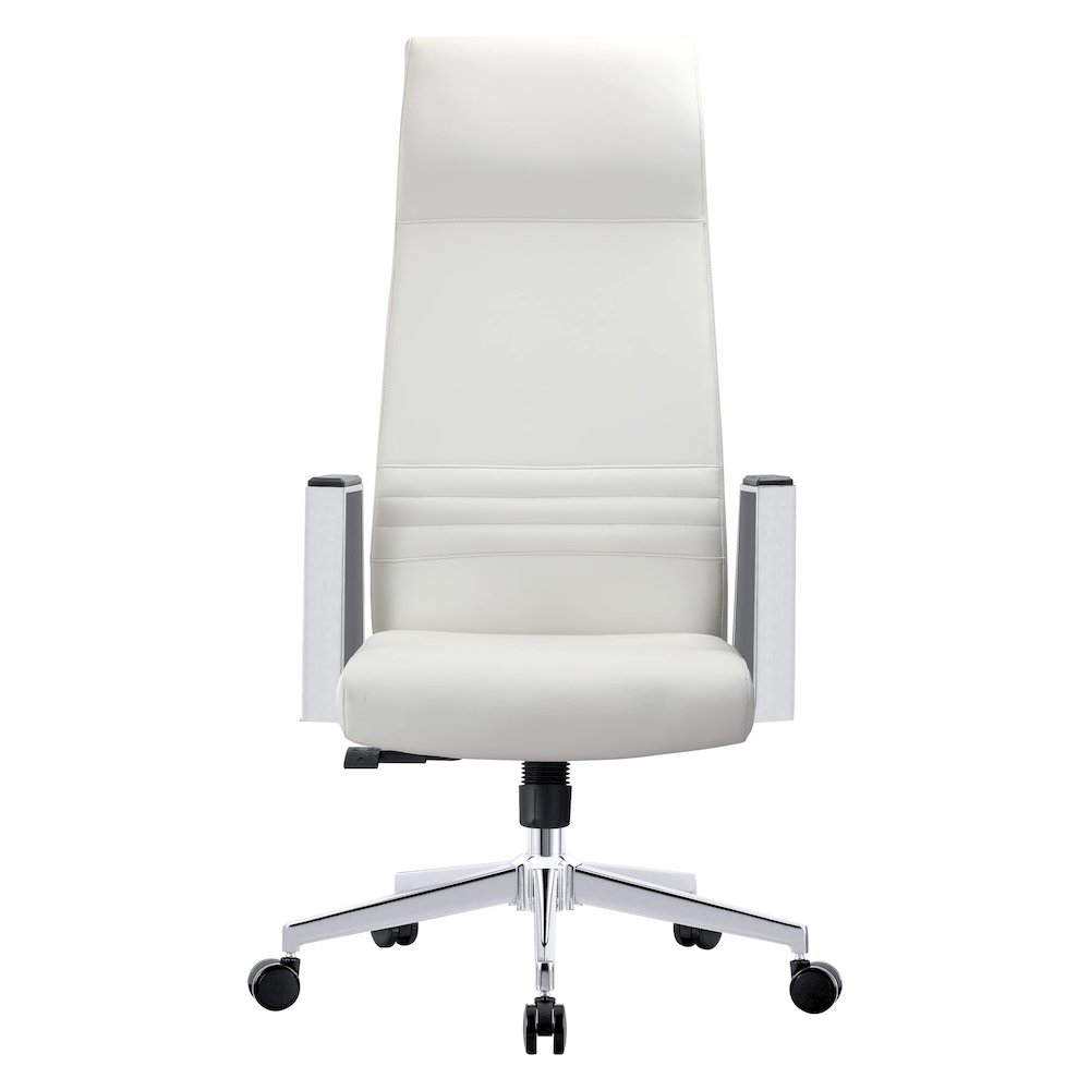 Aleen High-Back Office Chair in White. Picture 10