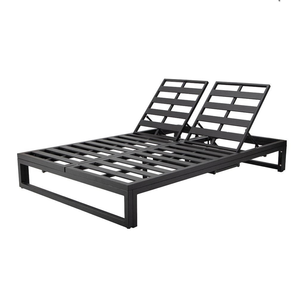 Chelsea Convertible Lounge Reclining Double Chaise With Cushions. Picture 15