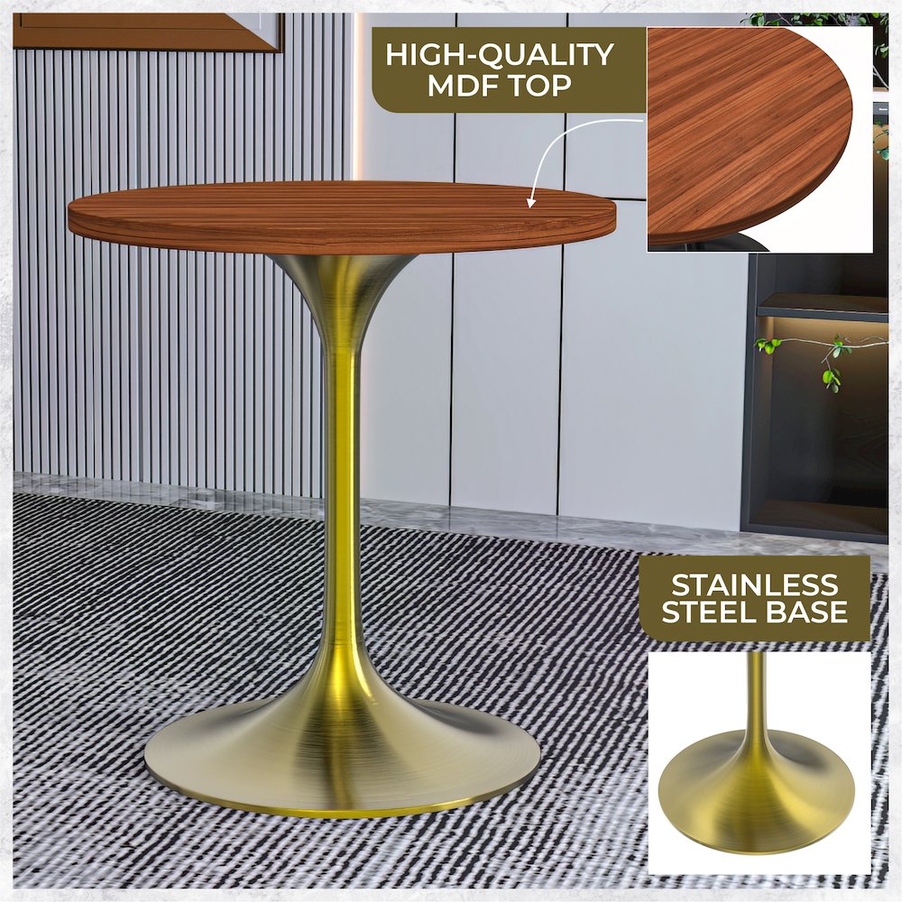 Verve Collection 27" Round Dining Table. Picture 2