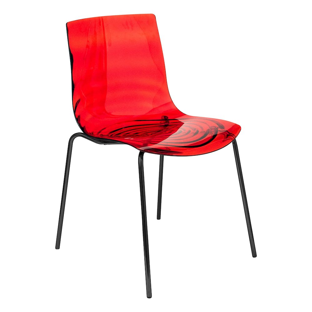 Astor Water Ripple Design Dining Chair. Picture 11
