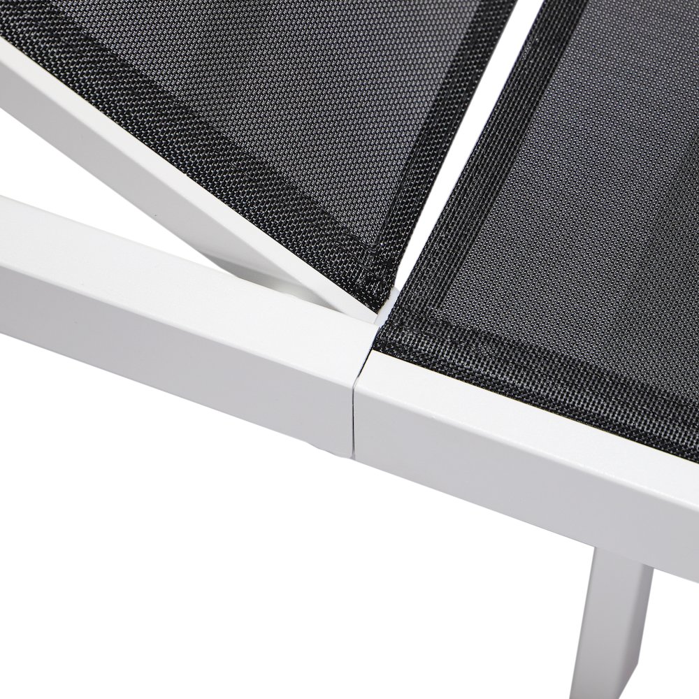 Marlin Modern Aluminum Outdoor Patio Chaise Lounge Chair. Picture 18