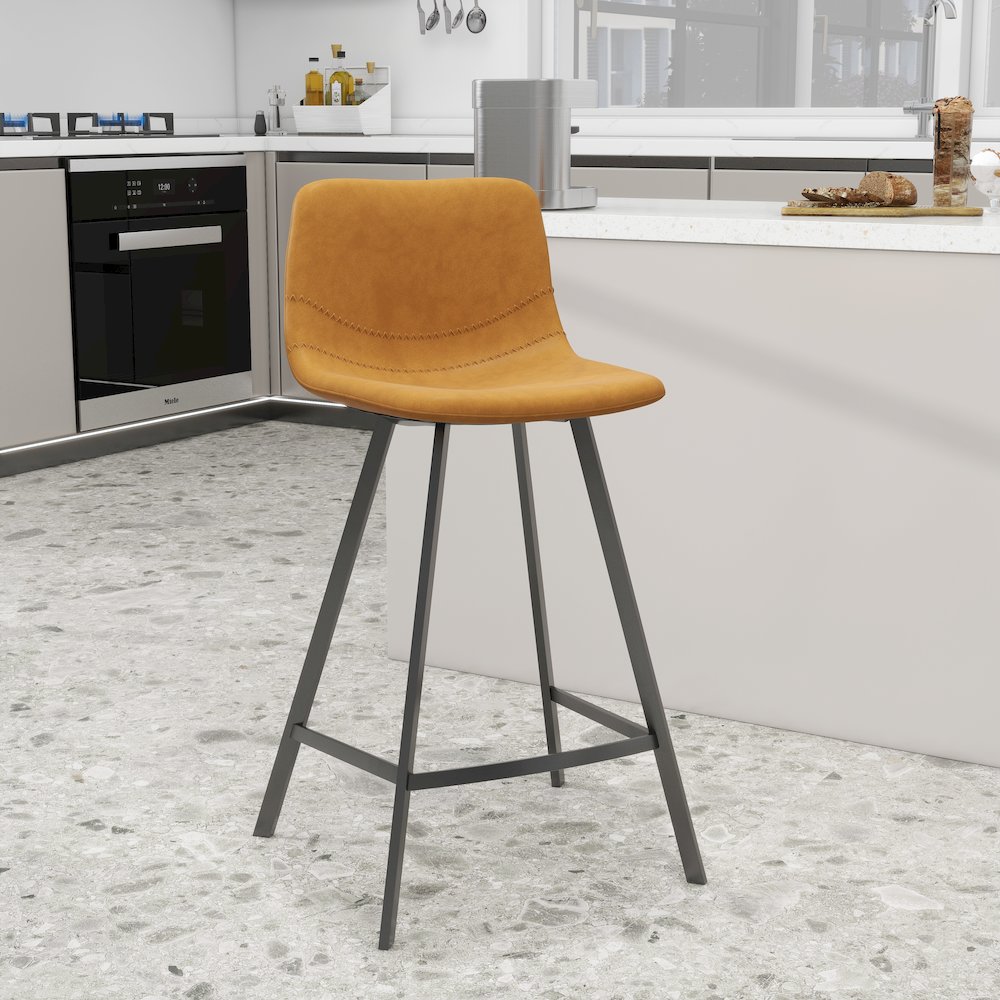 Elland - Counter stool -Light Brown. Picture 6