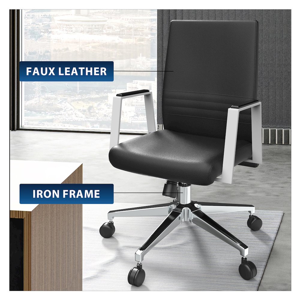 Aleen Office Chair in Black. Picture 2