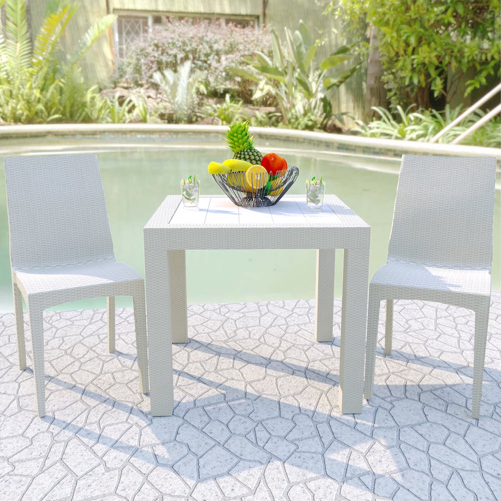 Weave Mace Indoor/Outdoor Dining Chair (Armless). Picture 6