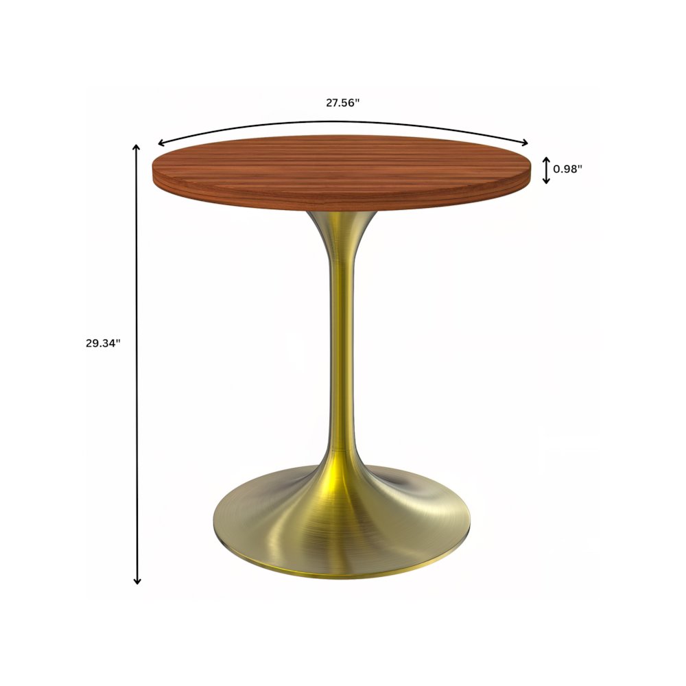 Verve Collection 27" Round Dining Table. Picture 7
