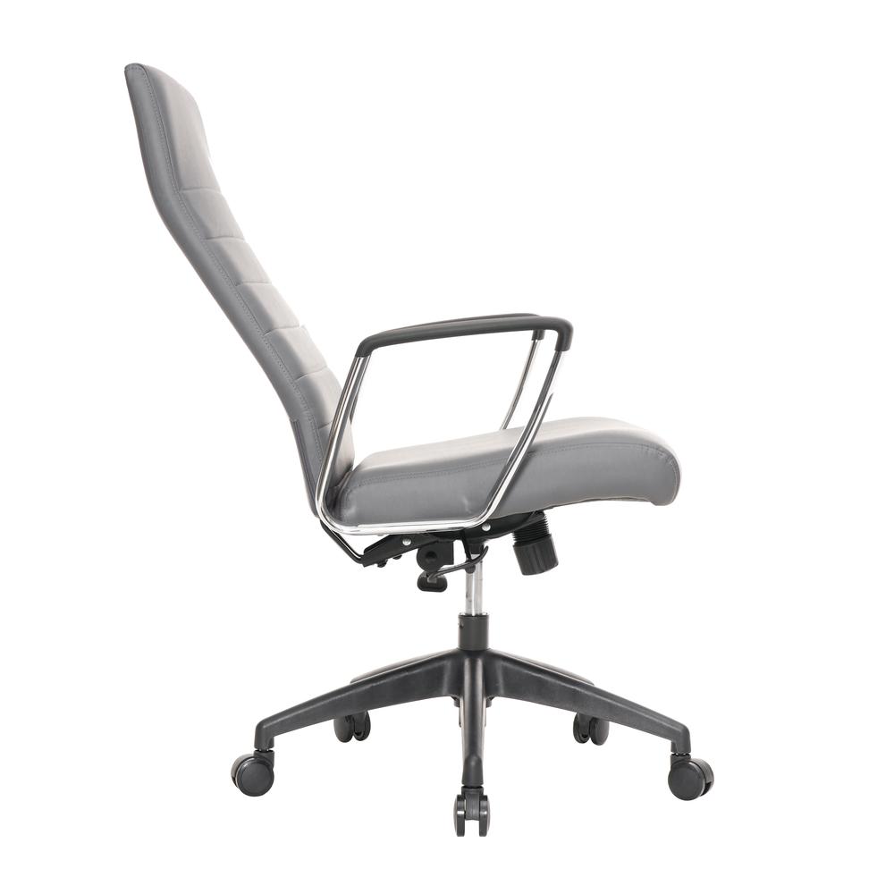 Hilton Modern High-Back Leather Office Chair. Picture 10