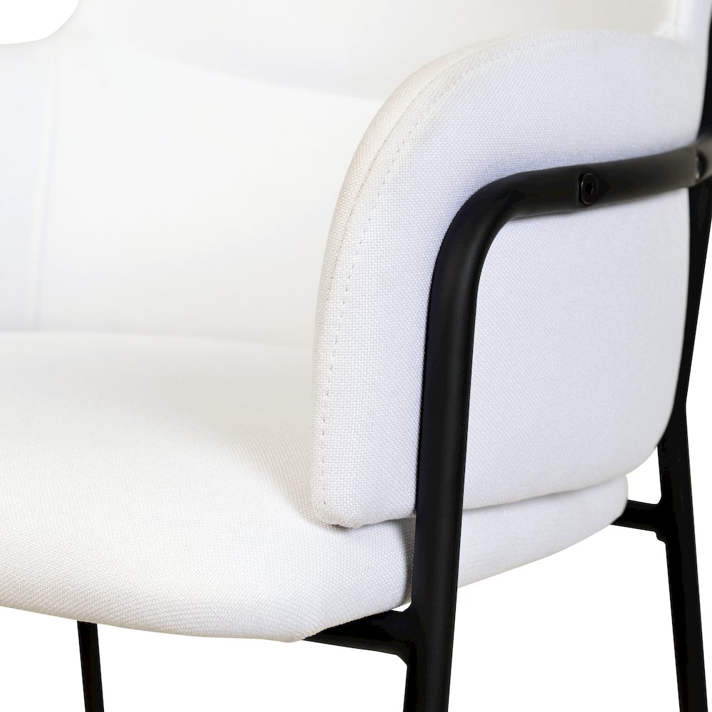 Axis Collection Modern Bar height Chair in White. Picture 14