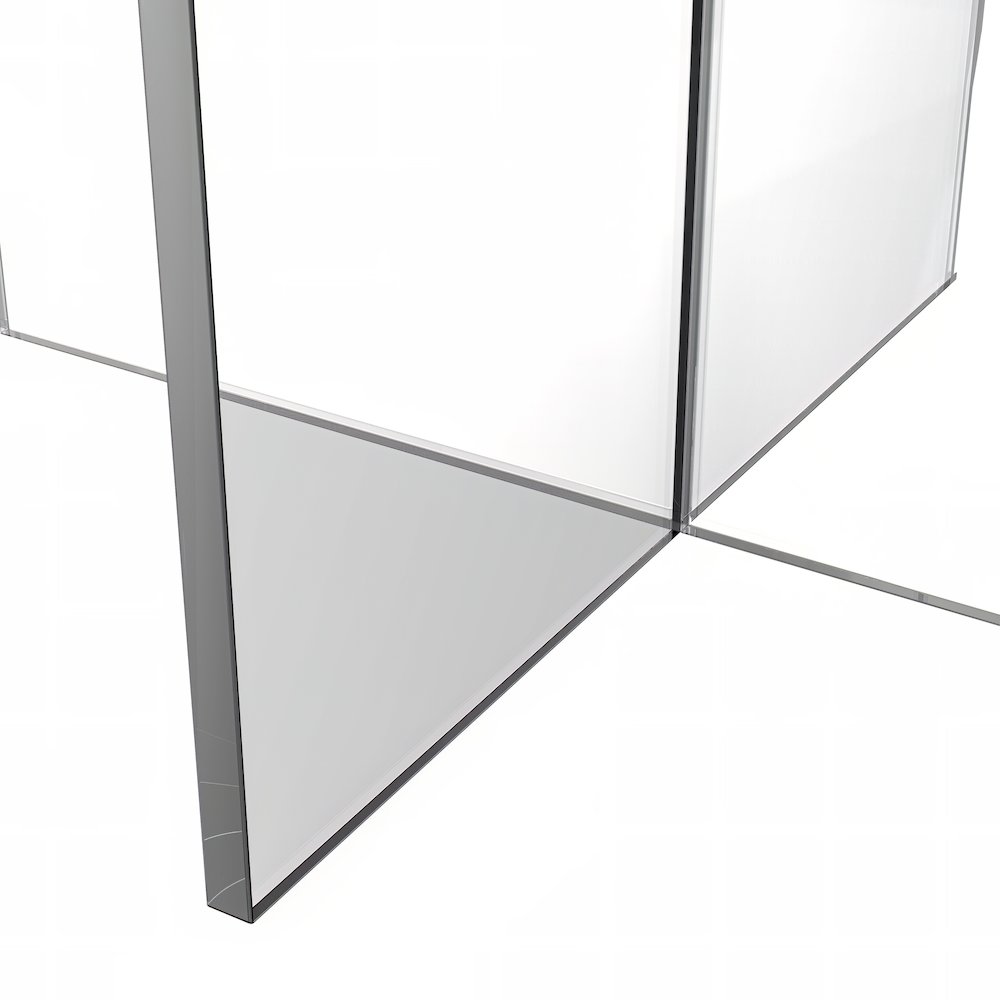 Valore Collection 28" Acrylic Side Table With Black Top. Picture 7