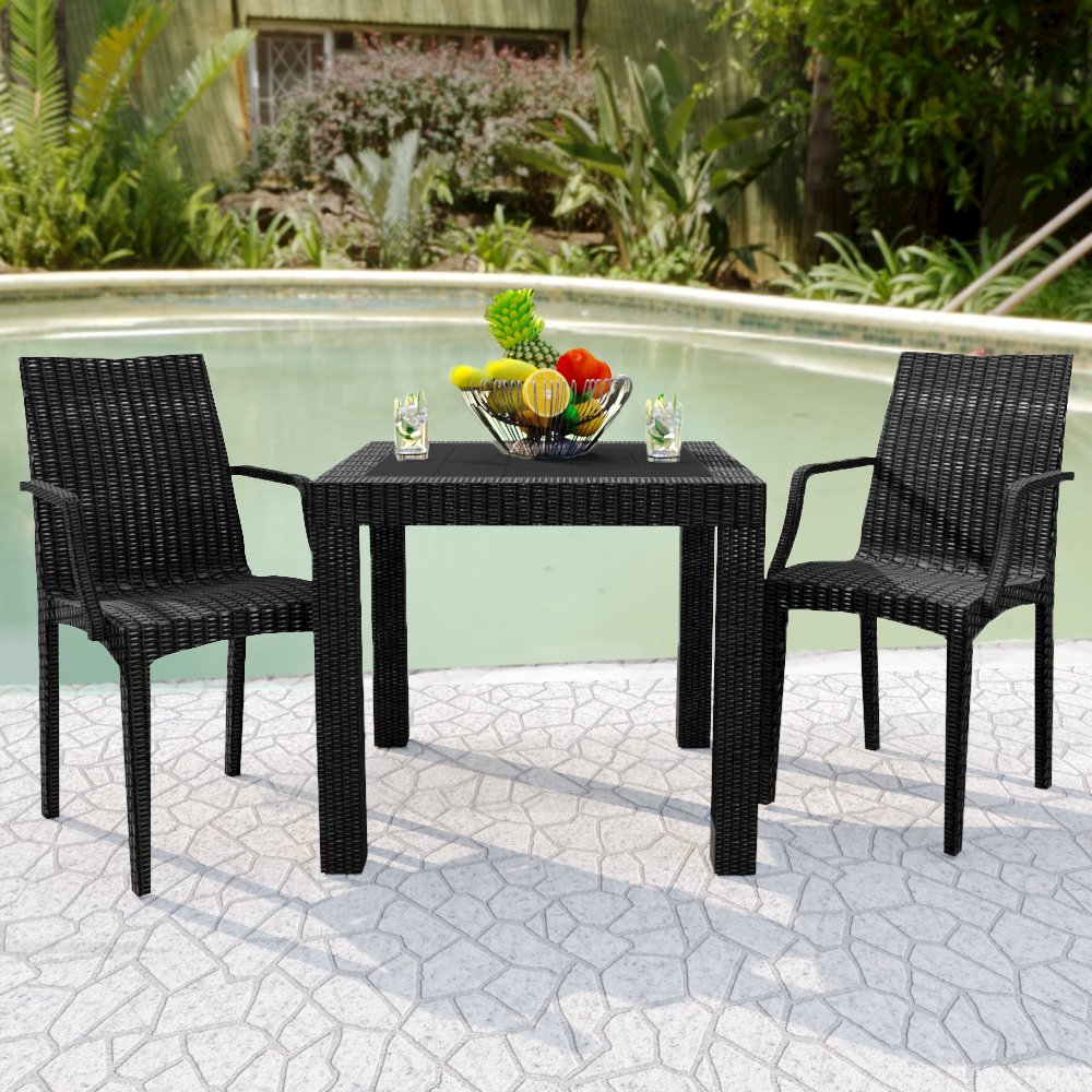 Weave Mace Indoor/Outdoor Chair (With Arms). Picture 2
