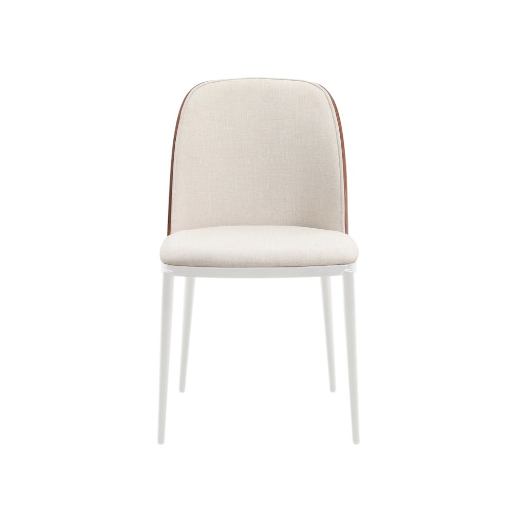 Tule Mid-Century Modern Fabric Dining Side Chair. Picture 4