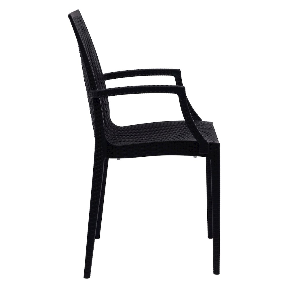 Weave Mace Indoor/Outdoor Chair (With Arms), Set of 2. Picture 4