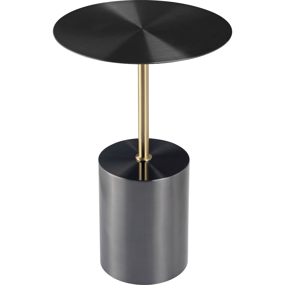 Malta Collection Modern End Table In Black. Picture 1