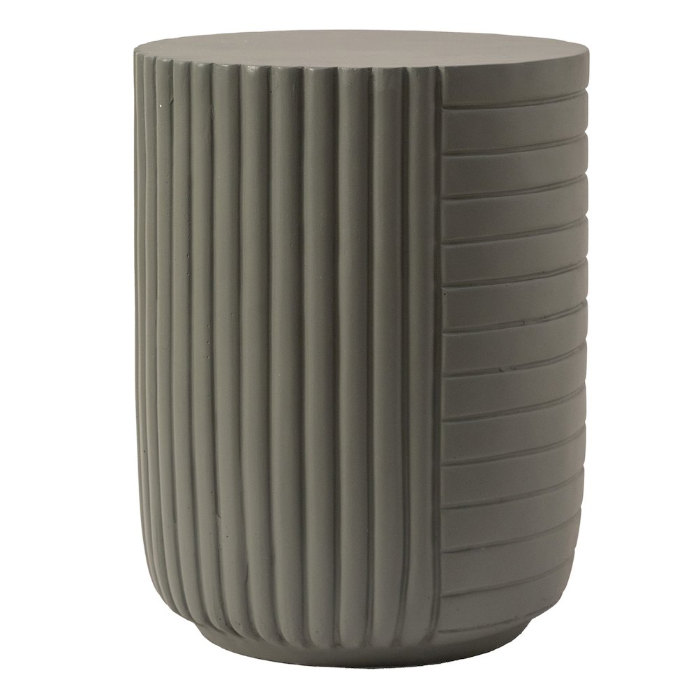 Modern Side End Table Trove Series In Green Grey. Picture 1