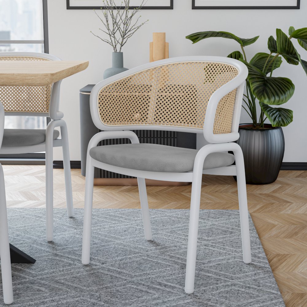 Ervilla Modern Dining Chair Set of 2. Picture 3