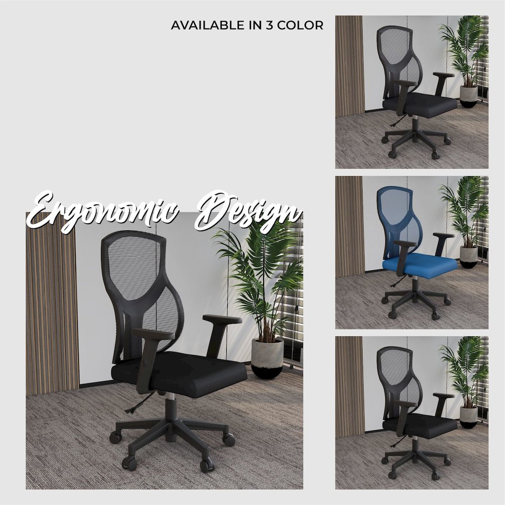 Office Glen Series Office Task Chair In Black. Picture 19