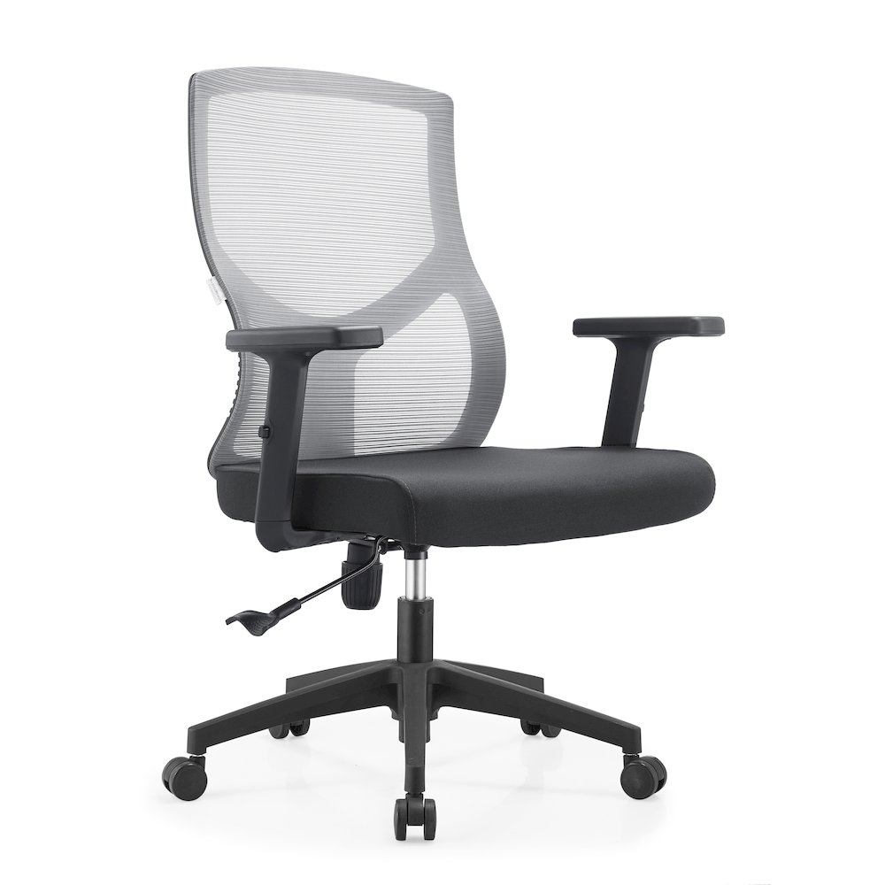 Office Glen Series Office Task Chair In Light Grey. Picture 33