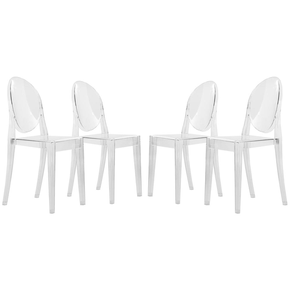 Marion Transparent Acrylic Modern Chair. Picture 17