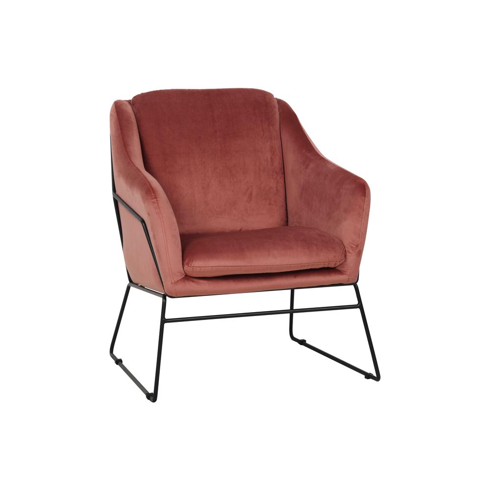 Harmony Velvet Accent Armchair. Picture 1
