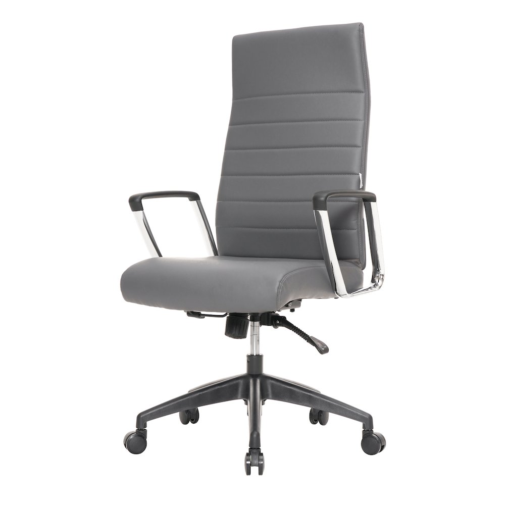 Hilton Modern High-Back Leather Office Chair. Picture 39