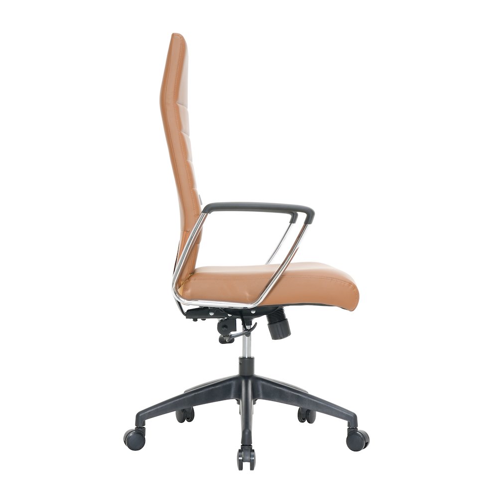 Hilton Modern High-Back Leather Office Chair. Picture 29