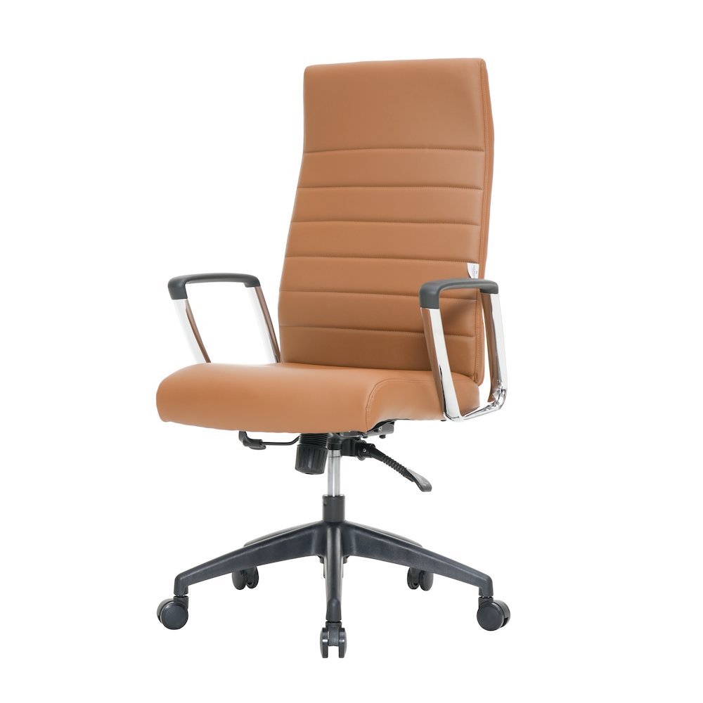 Hilton Modern High-Back Leather Office Chair. Picture 33