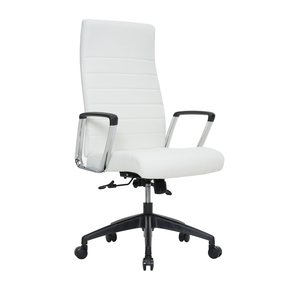 Hilton Modern High-Back Leather Office Chair. Picture 1