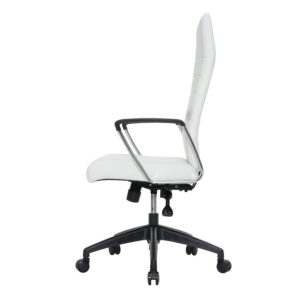 Hilton Modern High-Back Leather Office Chair. Picture 35