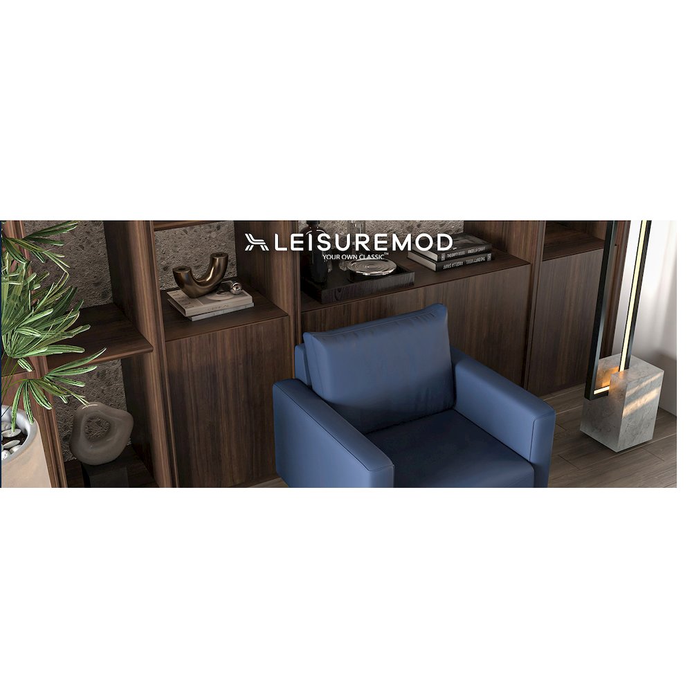 Inno Collection Single Seater Sofa In Dark Blue. Picture 14