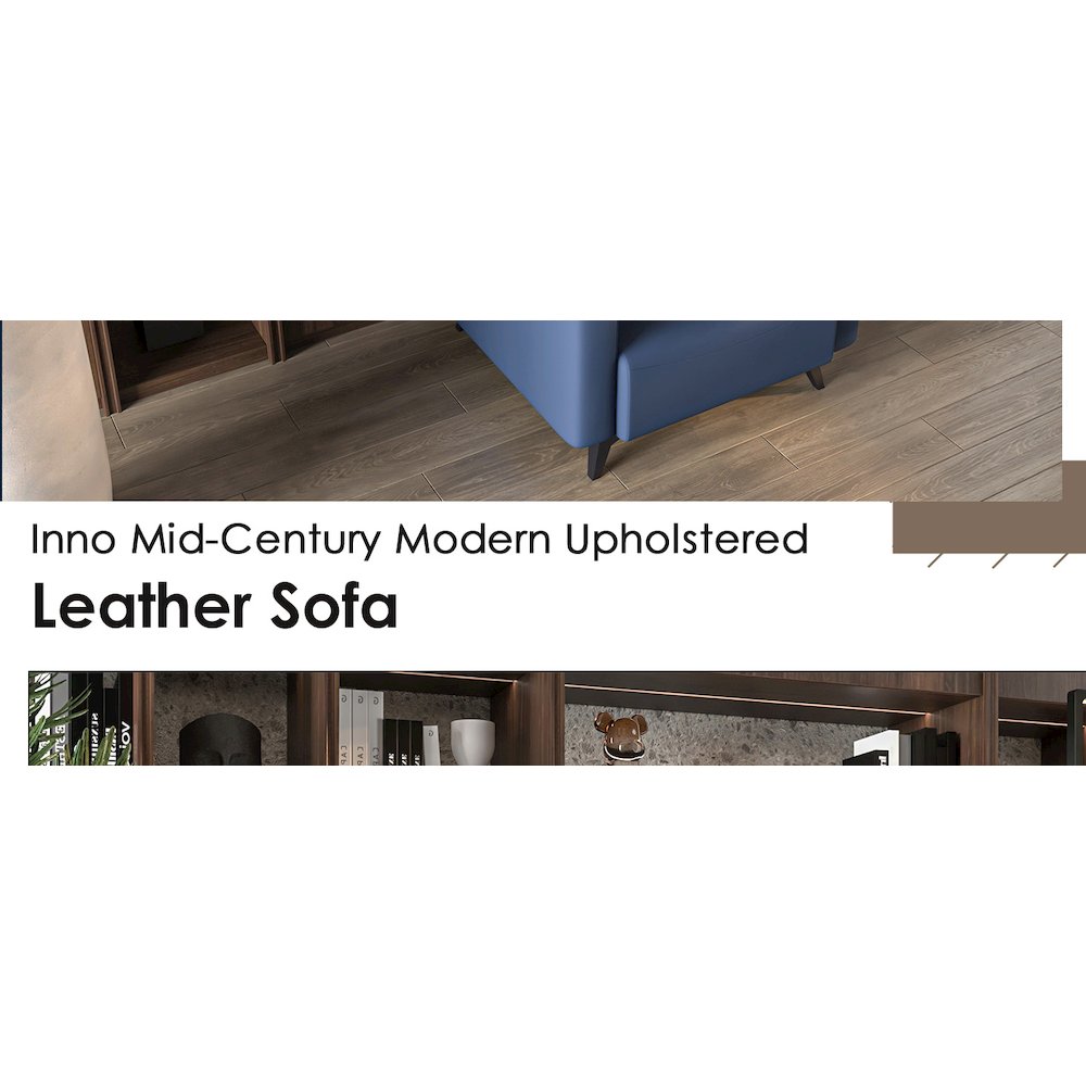 Inno Collection Single Seater Sofa In Dark Blue. Picture 15