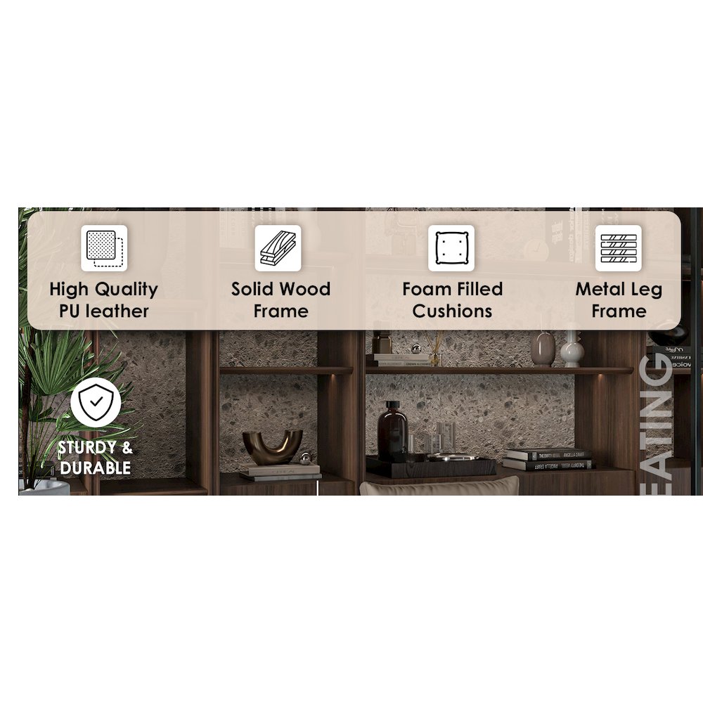 Inno Collection Single Seater Sofa In Taupe. Picture 16