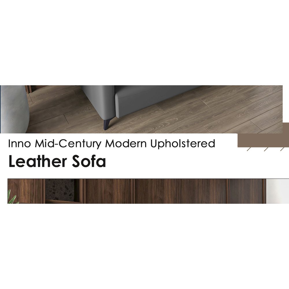 Inno Collection Three Seater Sofa In Grey. Picture 16