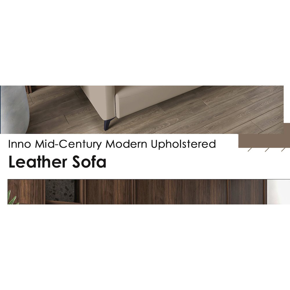 Inno Collection Three Seater Sofa In Taupe. Picture 15